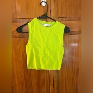 Zara green tank top